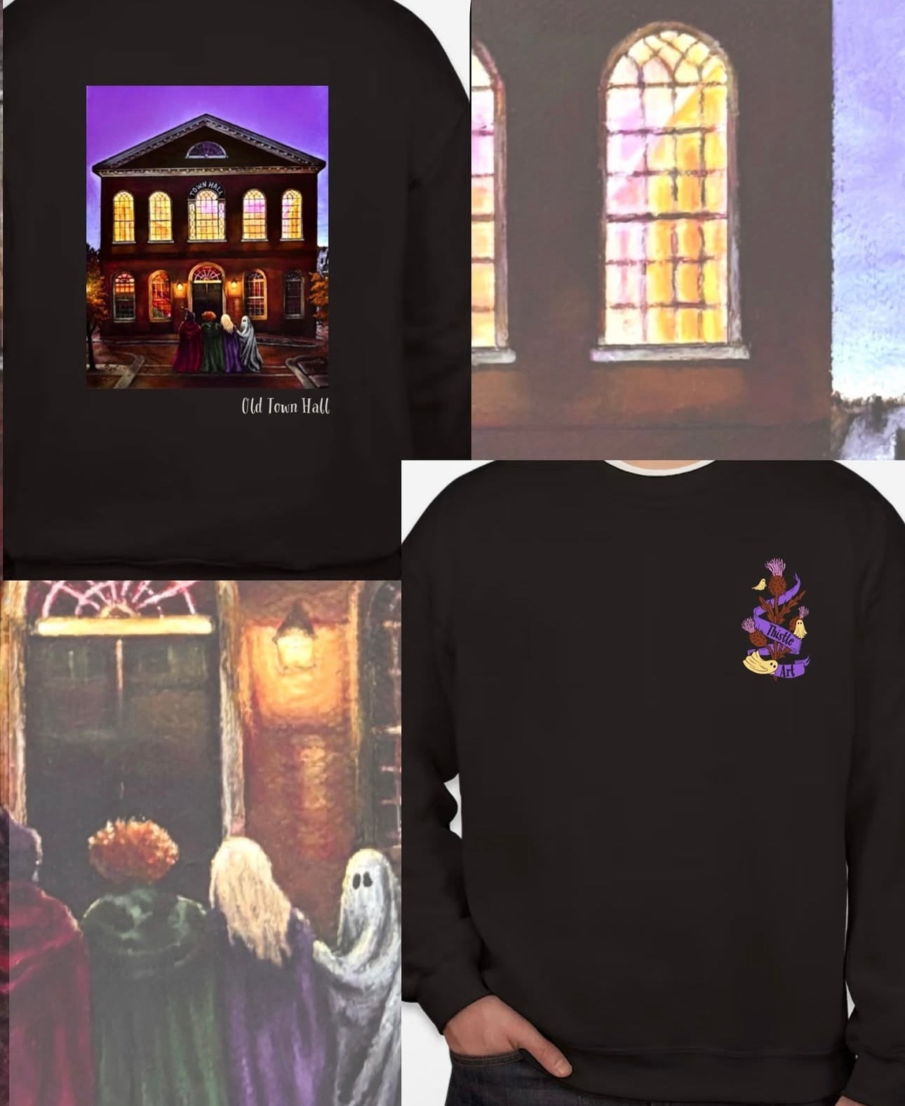 Crewneck Sweatshirt/ T-Shirt “Old Town Hall”