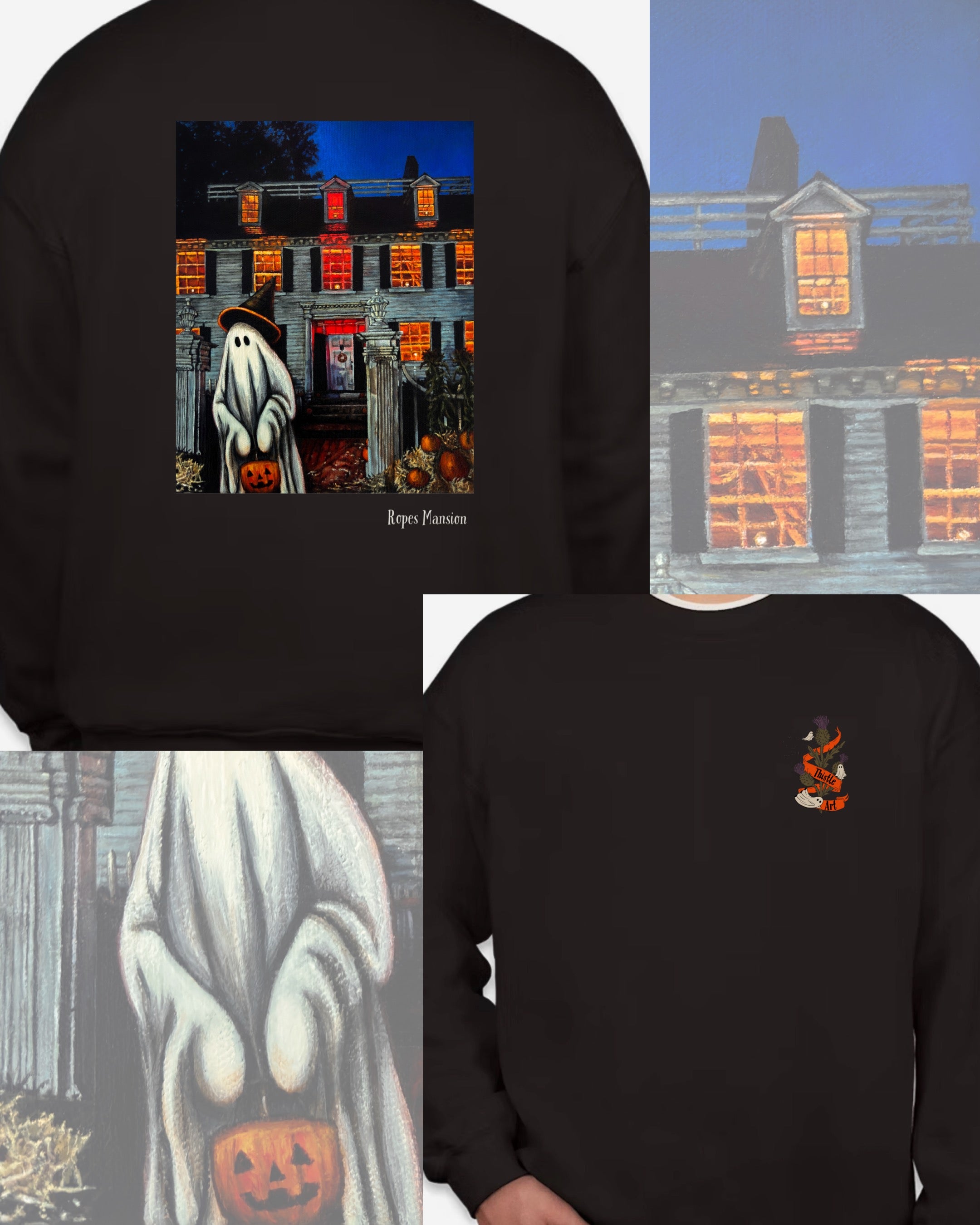 Crewneck Sweatshirt/ T-Shirt “Ropes Mansion”