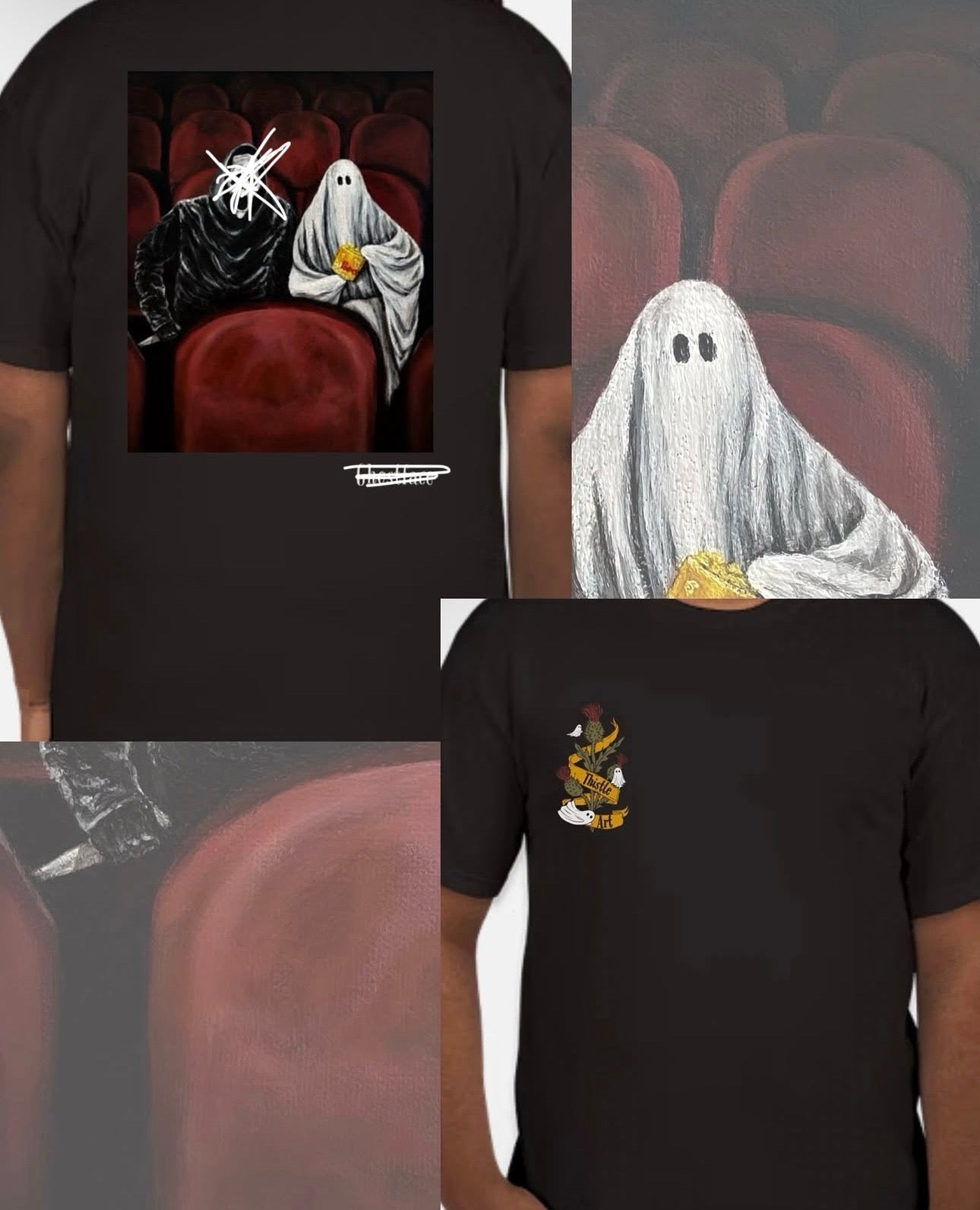 Crewneck Sweatshirt/ T-Shirt “Scary Movie Time”