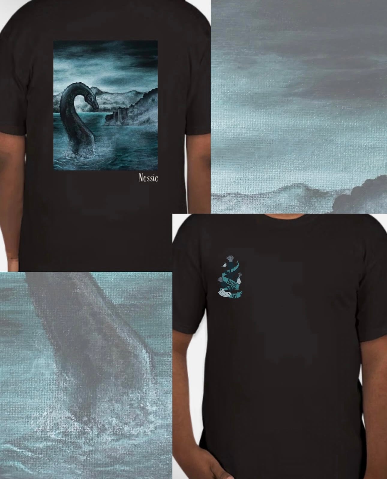 Crewneck Sweatshirt/ T-Shirt “Nessie”