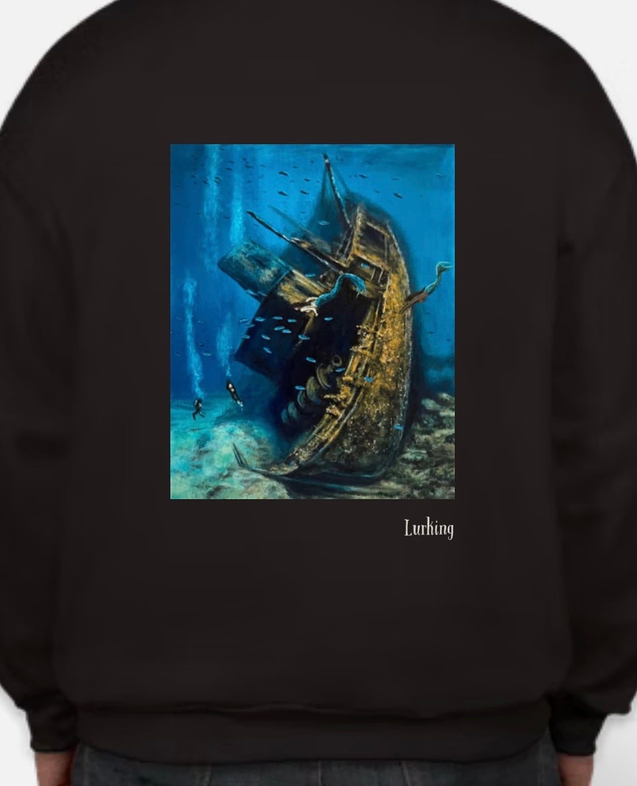 Crewneck Sweatshirt/ T-Shirt “Lurking”