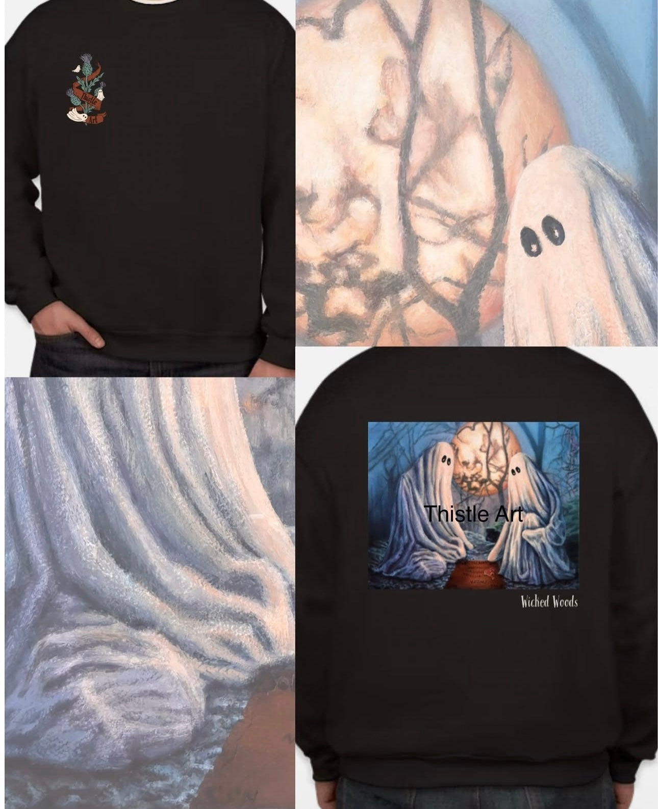 Crewneck Sweatshirt/ T-Shirt “Wicked Woods”