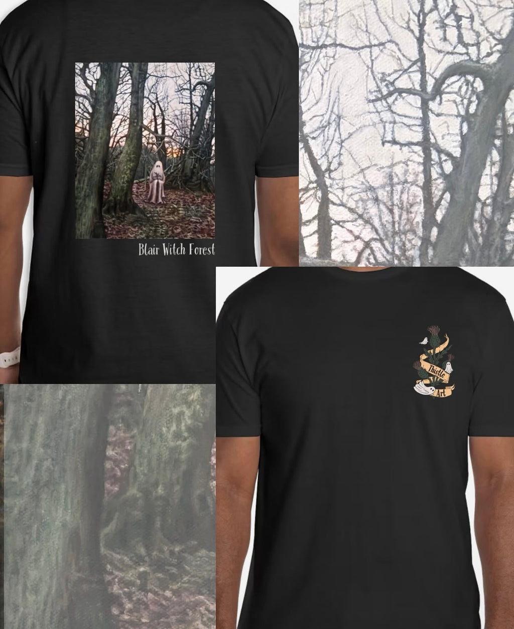 Crewneck Sweatshirt/ T-Shirt “Blair Witch Forest”