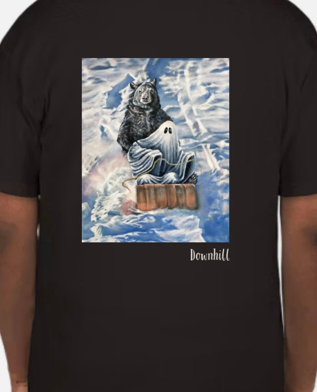Crewneck Sweatshirt/ T-Shirt “Downhill”