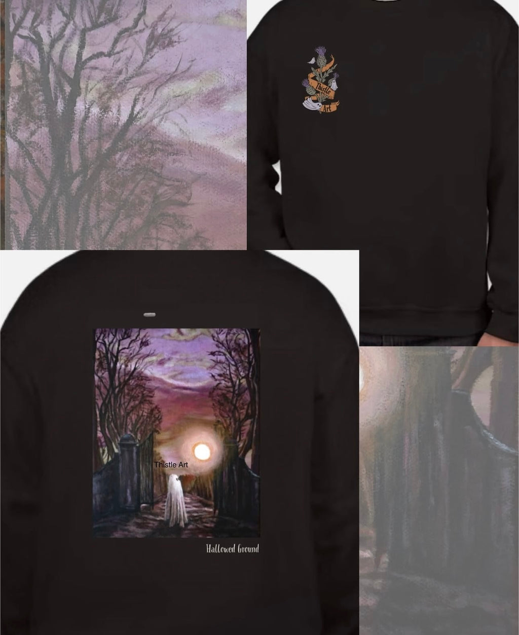 Crewneck Sweatshirt/ T-Shirt “Hallowed Ground”