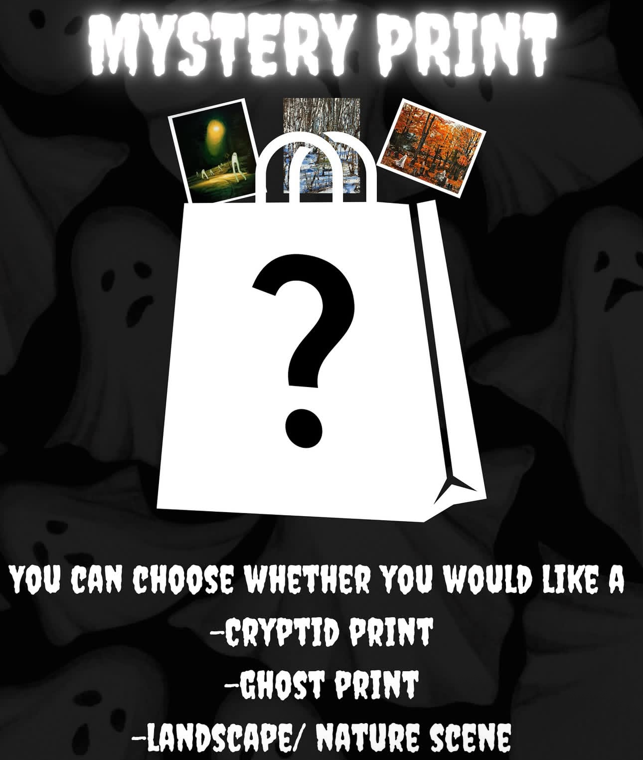 Mystery 8in x10in print