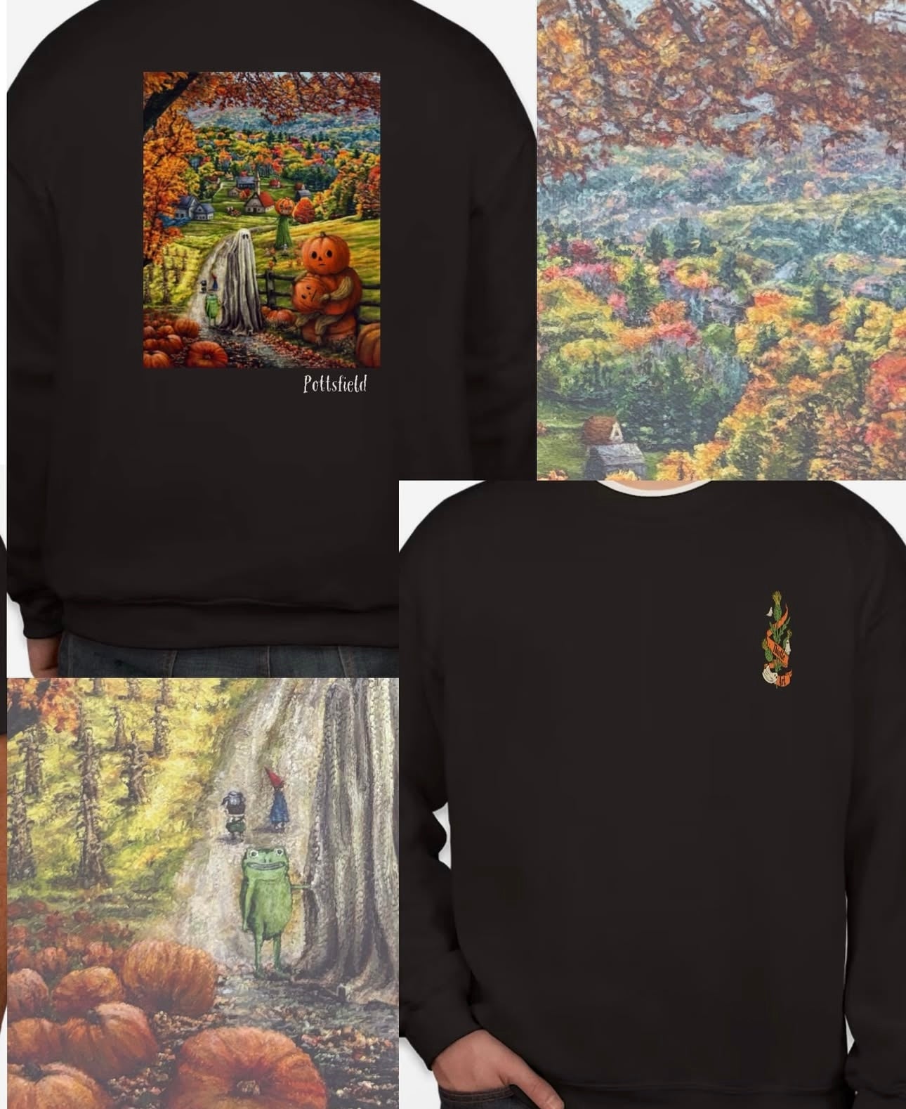 Crewneck Sweatshirt/ T-Shirt “Pottsfield”