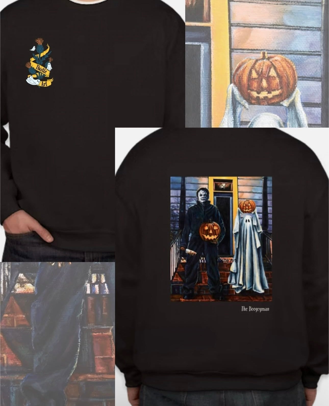 Crewneck Sweatshirt/ T-Shirt “The Boogeyman”