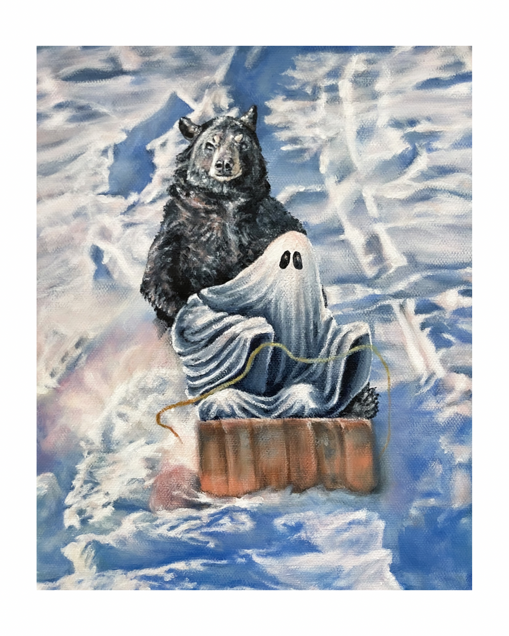 “Downhill” print