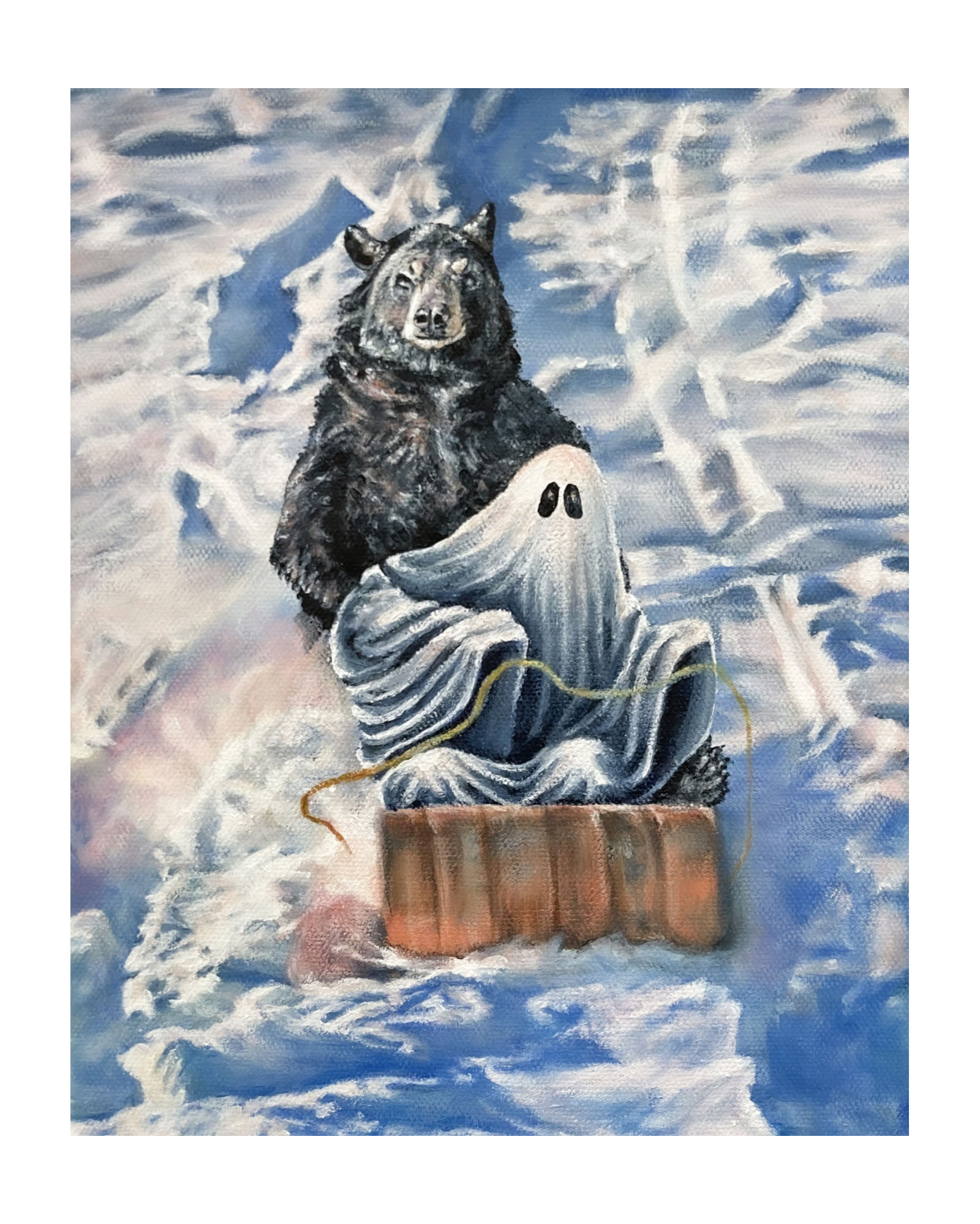 “Downhill” print