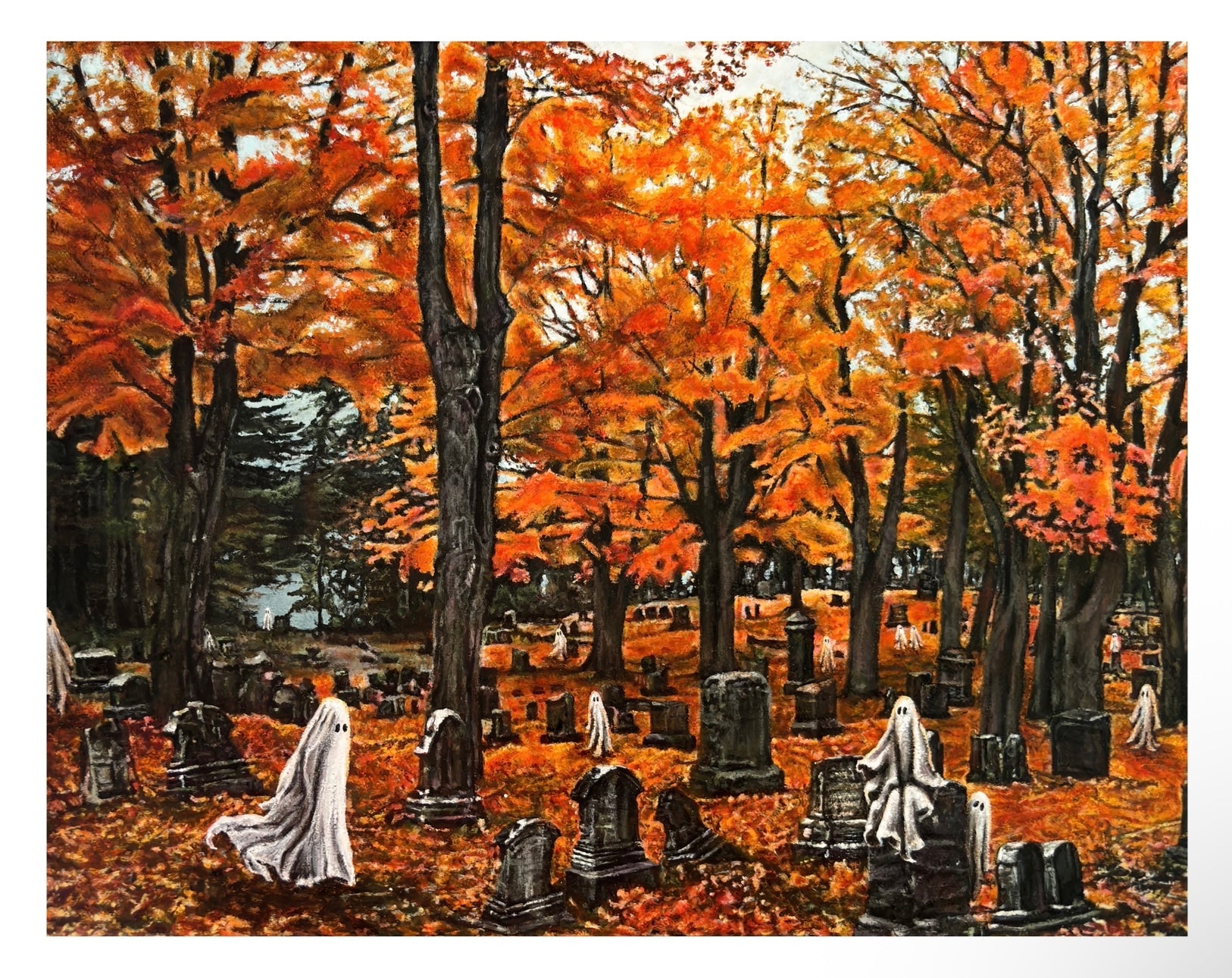 “Graveyard Party” print