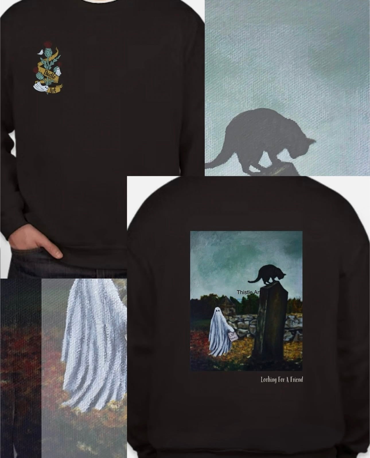 Crewneck Sweatshirt/ T-Shirt “Looking For a Friend”