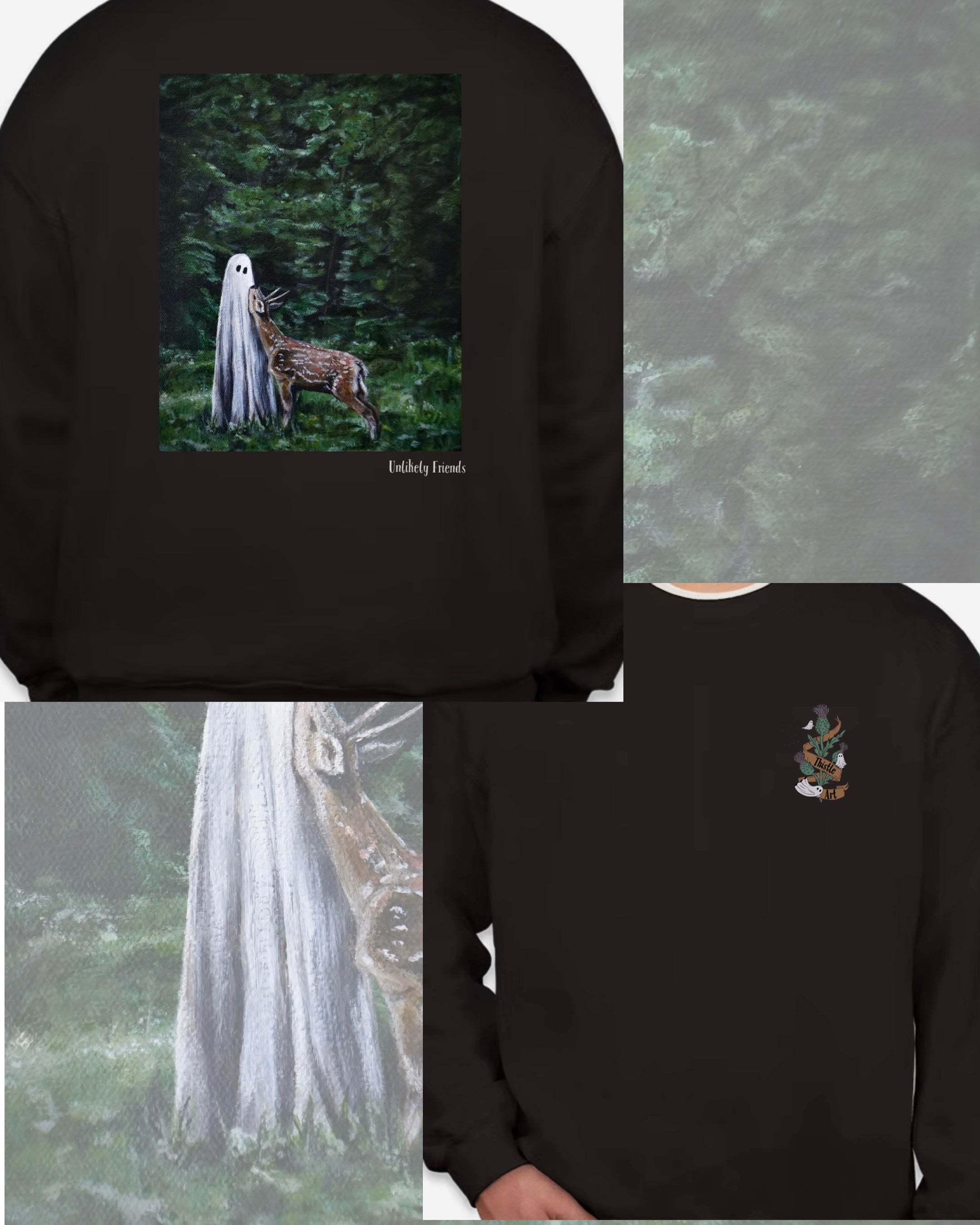 Crewneck Sweatshirt/ T-Shirt “Unlikely Friends”