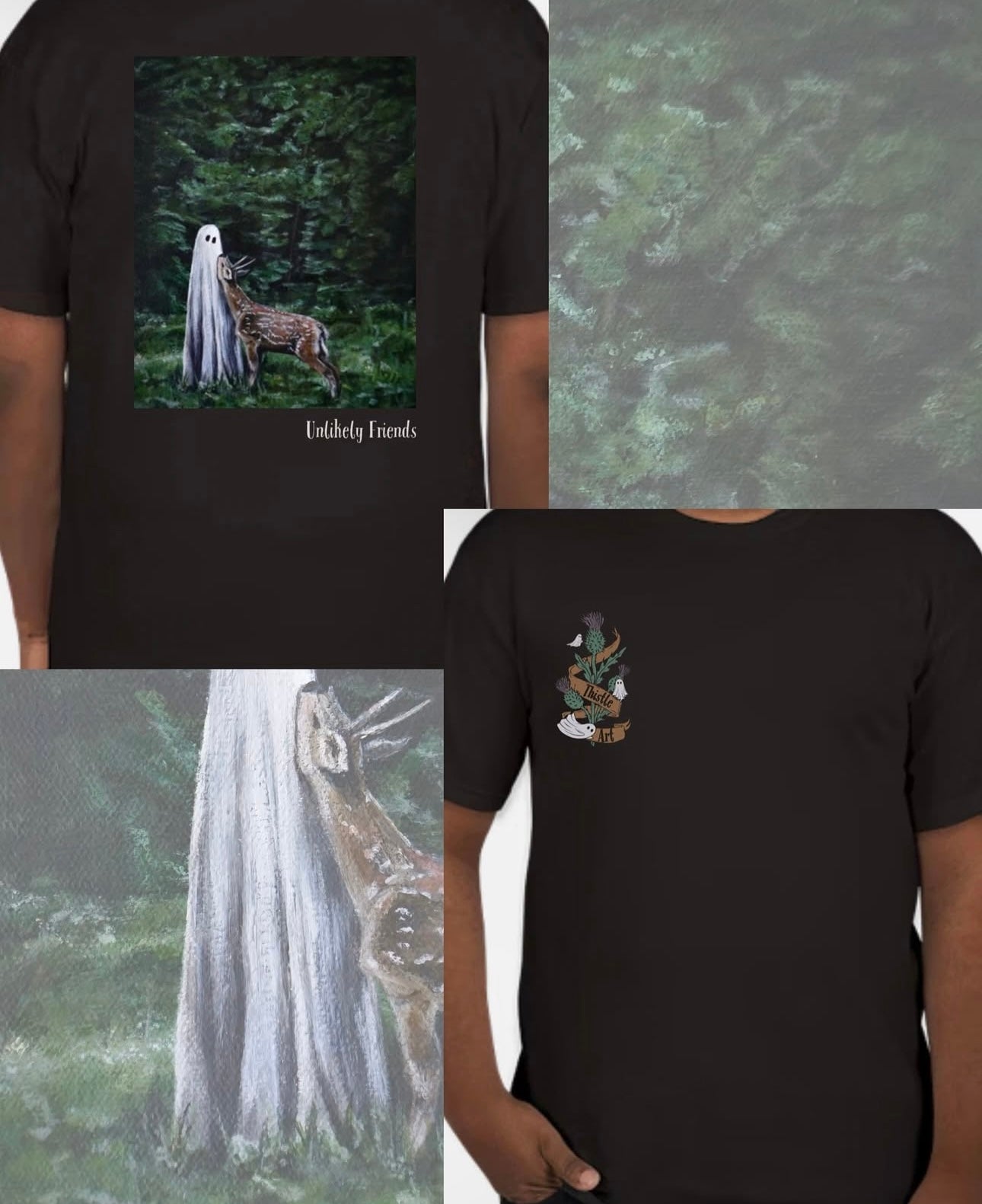 Crewneck Sweatshirt/ T-Shirt “Unlikely Friends”