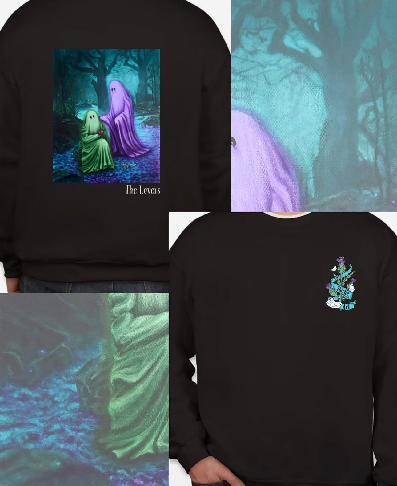 Crewneck Sweatshirt/ T-Shirt “The Lovers”